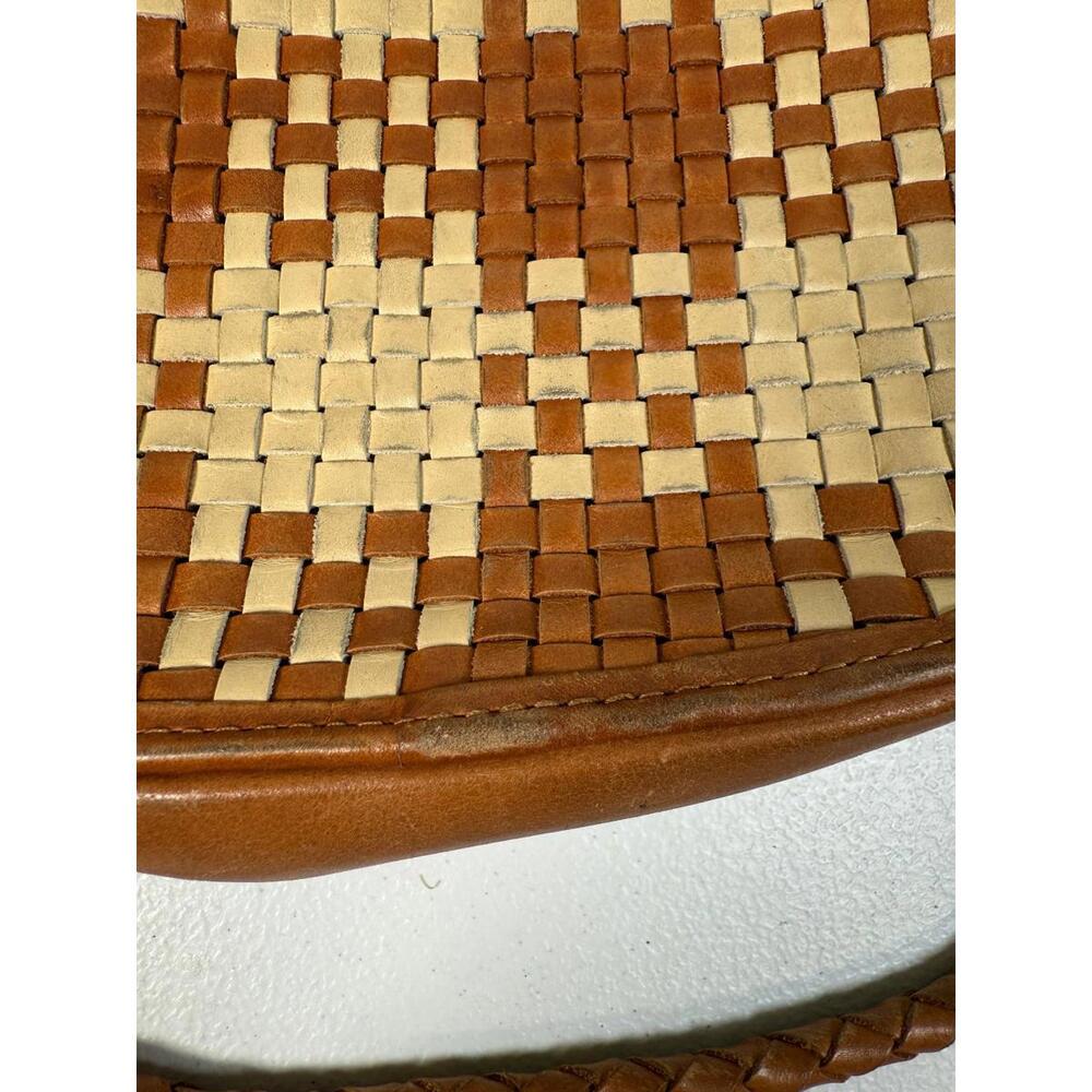 Bembien Vintage Check Ovale Crossbody – As Is (Leather Cracking & Scratches) - Picture 6 of 15